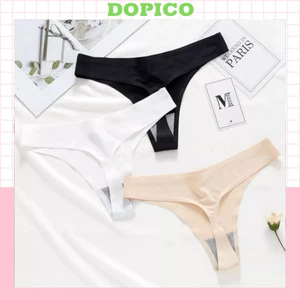 Quần lót nữ su lạnh không đường may, đáy dán chắc chắn, co giãn thoáng mát DOPICO L716