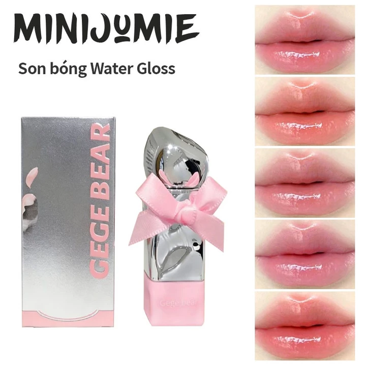 Son bóng Gege Bear - Một loại son tint bóng mượt, ngọt ngào, lâu trôi và không dễ phai màu.