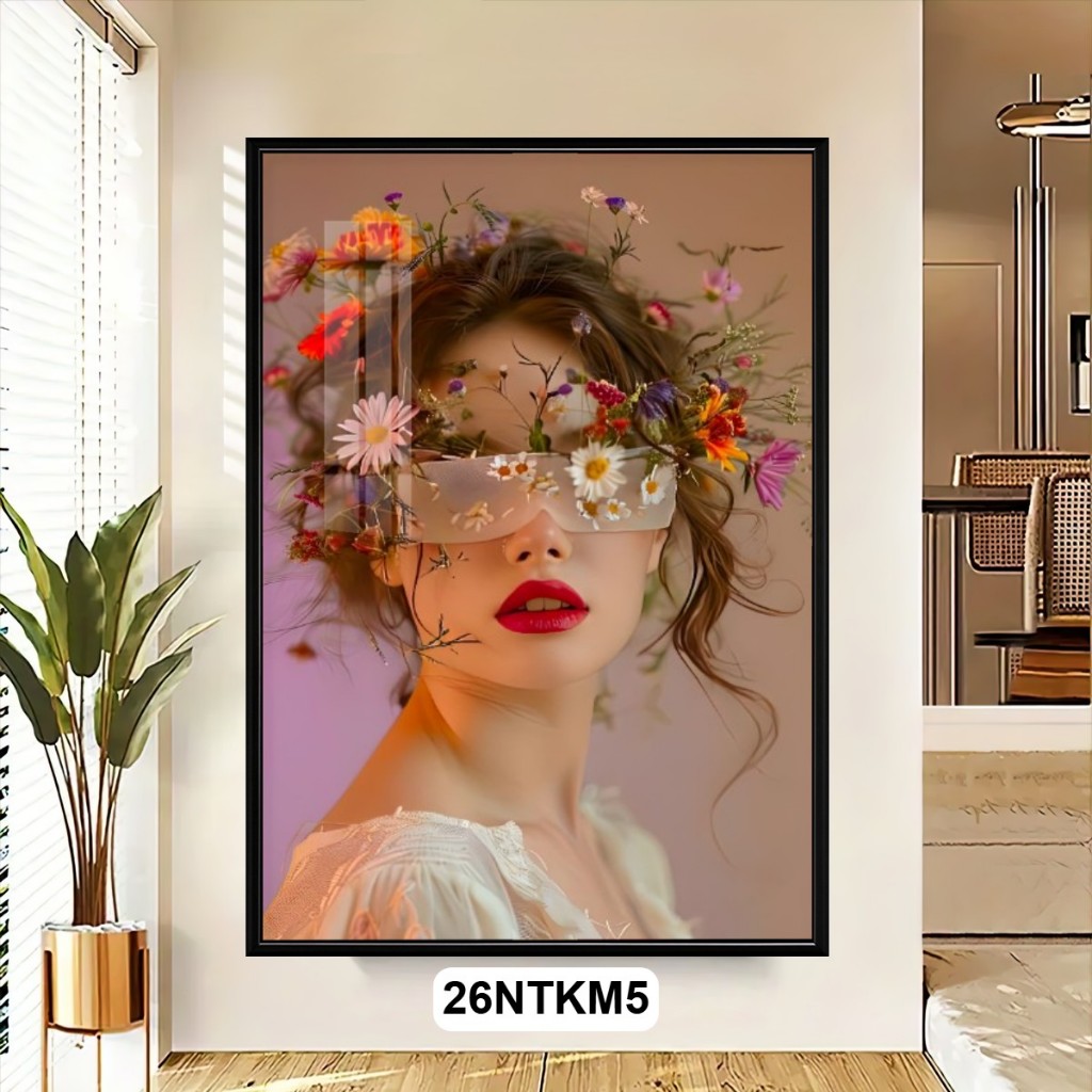 Miền Nội Tâm Siêu Thực – Tranh Nghệ Thuật Đương Đại Trên Nền Cảm Xúc, Khung Composite Cao Cấp