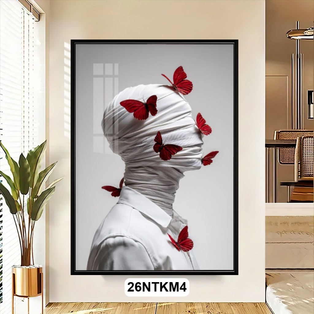 Miền Nội Tâm Siêu Thực – Tranh Nghệ Thuật Đương Đại Trên Nền Cảm Xúc, Khung Composite Cao Cấp