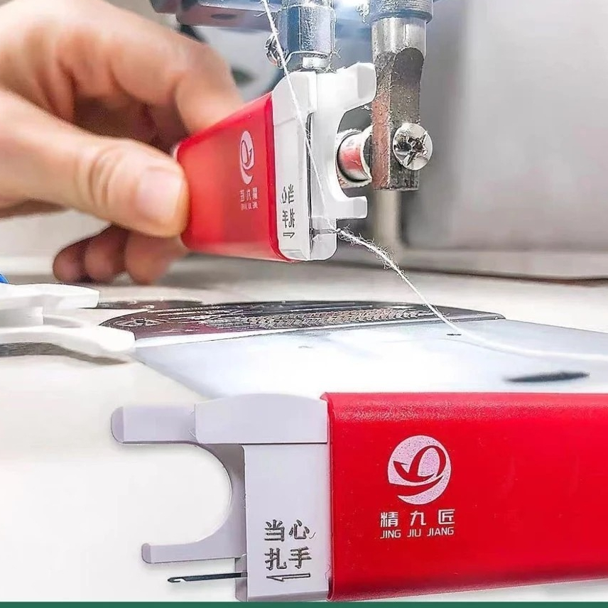 Dụng Cụ Xỏ Chỉ Tự Động Có Nam Châm, Xỏ Kim Có Thể Gắn Trực Tiếp Trên Máy, Nhỏ Gọn, Tiện Lợi