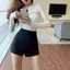 Quần Sooc Idol Cạp Cao Khóa Sau Chất Umi Co Giãn Ôm Dáng Tôn Form Thời Trang Nữ Hè 2026 QN