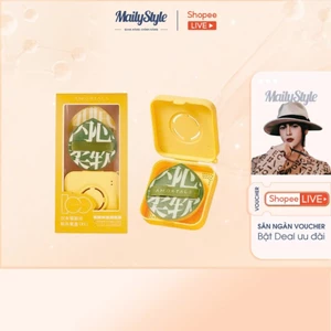 T31_ Bộ Bông Mút Amortals Tán Nền (2 Bông Mút + 1 HỘP ĐỰNG BÔNG MÚT) tán đều, đẹp, không bụi phấn