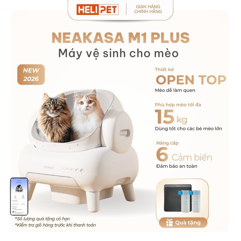  

















Lỗi giao diện: file 'snippets/shortcode-BÁN.bwt' không được tìm thấy
 Máy dọn vệ sinh cho mèo NEAKASA M1 Thiết kế OPEN-TOP dùng cho  mèo từ 1kg-15kg - HeLiPet