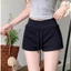 Quần Short Đùi Thể Thao Dáng Ngắn Chất Cotton Lạnh Co Dãn Xinh Yêu Phong Cách Hàn Quốc