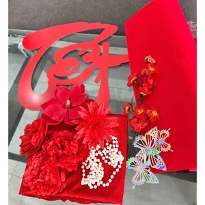 COMBO VẢI NHUNG CHỮ TẾT