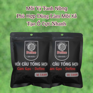 Combo Siêu Rẻ - Mồi Cám Xả Cám Gạo Define 200g Vị Tanh Nồng Tạo Ổ Cực Nhanh