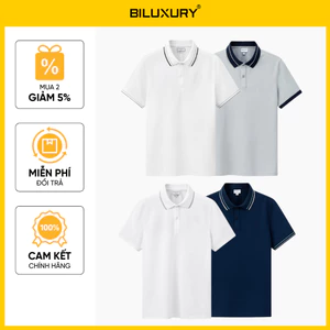 Áo Polo Nam Basic 9APCT048/9APCT053/9APCT054/9APCT055 Biluxury Dáng Slimfit Chống Nhăn Bền Màu