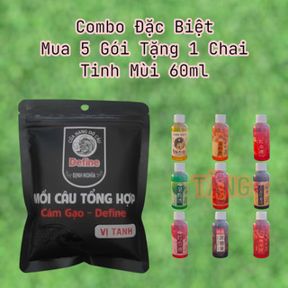 Combo Siêu Rẻ - Mồi Cám Xả Cám Gạo Define 200g Vị Tanh Nồng Tạo Ổ Cực Nhanh