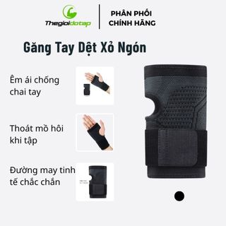 [1 CÁI] Găng Tay Dệt Xỏ Ngón HN4 găng tay Bảo Vệ Cổ Tay thegioidotap
