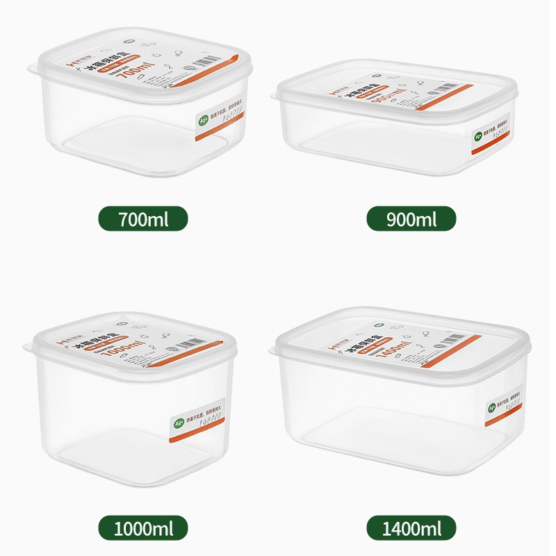 Set 11 hộp đựng thực phẩm trữ đông dùng cho lò vi sóng -20 đến 140 độ, hộp đựng thức ăn 1400 ml 1000ml 900ml