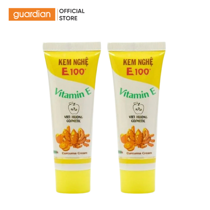 Combo Kem Nghệ Giảm Mụn Hỗ Trợ Làm Mờ Sẹo Thâm E100 18.5Gr