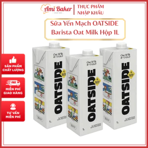Sữa Yến Mạch Nguyên Chất OATSIDE Barista Oat Milk Hộp 1L