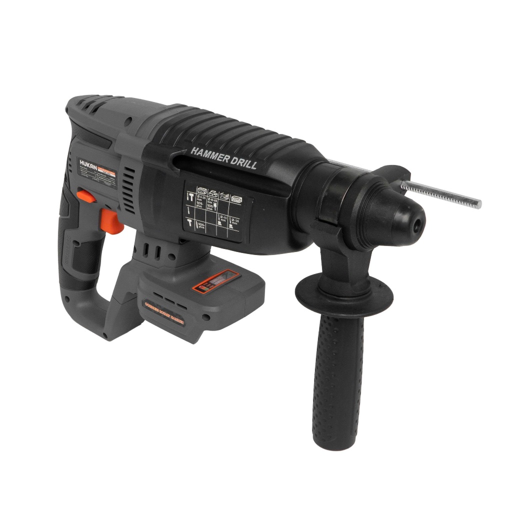 Máy khoan bê tông pin 3 chức năng HUKAN G1-W26, Lực đập 2.6J, Motor không chổi than - Chân phổ thông