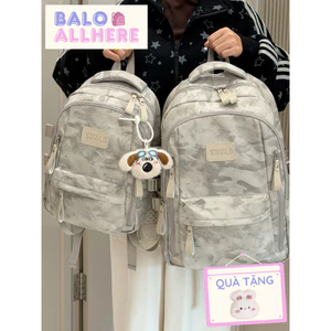BaLo (XINHXINH) [ORDER] Balo Nam Nữ Nhuộm Màu Đơn Giản Nhiều Ngăn BL124