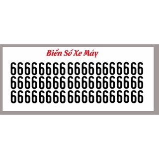 bộ số tự chọn dán phục hồi biển số xe máy củ