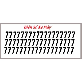 bộ số tự chọn dán phục hồi biển số xe máy củ