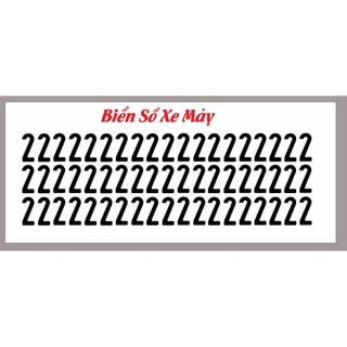 bộ số tự chọn dán phục hồi biển số xe máy củ