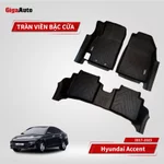 [ TRÀN VIỀN ]  Thảm Lót Sàn Ô Tô TPE Nhựa Đúc Hyundai Accent 2017 - 2026  Không Mùi, Ôm Khít Form Xe — ảnh 5