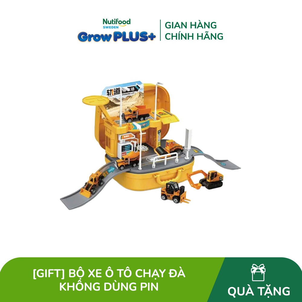 [Gift]Đồ chơi trẻ em bằng nhựa: bộ xe ô tô chạy đà