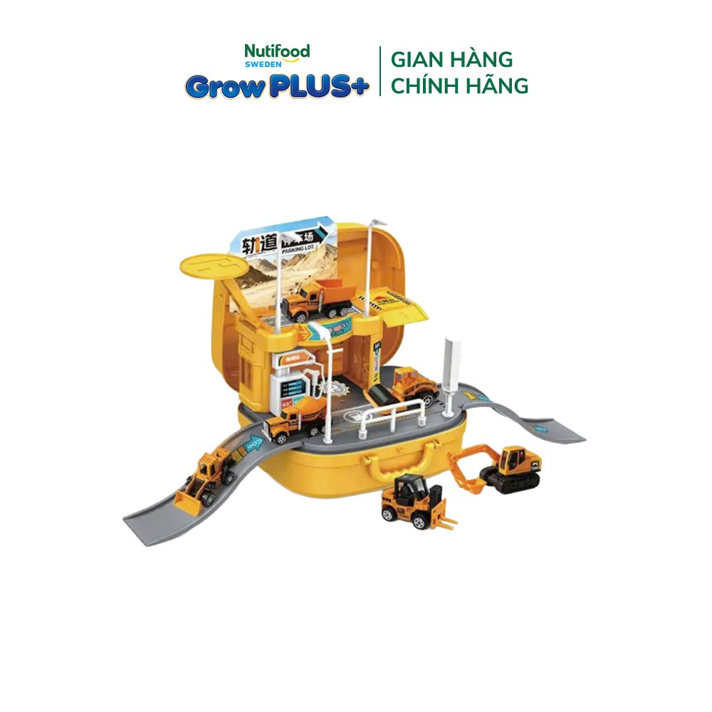 [Gift]Đồ chơi trẻ em bằng nhựa: bộ xe ô tô chạy đà