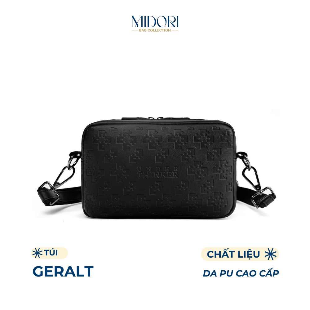 Túi Da PU GERALT Đeo Chéo Nam Nữ Monogram Đựng Điện Thoại Đi Chơi Tiệc | MIDORI BAG COLLECTION