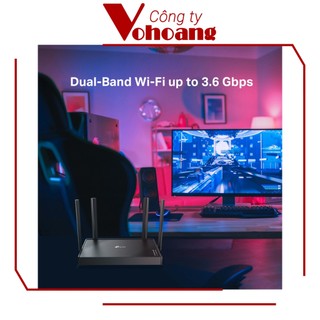 TP-Link BE220 Router Wi-Fi 7 Băng Tần Kép BE3600, Cổng LAN Gigabit, Phủ Sóng Tối Đa, Tương Thích Rộng