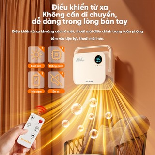 Máy sưởi Yamazaki VJC công nghệ Gốm 400W - 2000W an toàn tiện lợi, chống bỏng rát điều khiển hẹn giờ thông minh