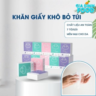 Lốc x10 gói Khăn giấy mini bỏ túi tiện lợi Facoha Pharma