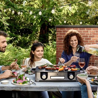 Bếp nướng WMF Lono Master-Grill 2400W, bếp nướng điện 2 vùng riêng biệt,dễ dàng vệ sinh GermanySnT HCM 50015