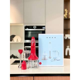 HCM Bộ máy xay cầm tay SMEG HBF03 công suất 700W mạnh mẽ, lưỡi dao sắc bén thép không gỉ giúp xay mịn và đều GermanySnT