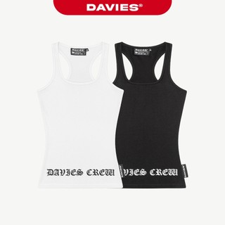 Áo ba lỗ nữ dáng dài hiphop DAVIES hình in chữ độc đáo chất thun co giãn ôm sát màu đen, trắng Legacy Top | D-T48