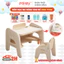 Set Bàn Ghế Đa Năng Cho Bé, Bộ Bàn Ghế Kèm Bảng Vẽ TẶNG KÈM Bút, Bảng Chữ Số Nam Chân, Khăn Lau - YY02 & YY03