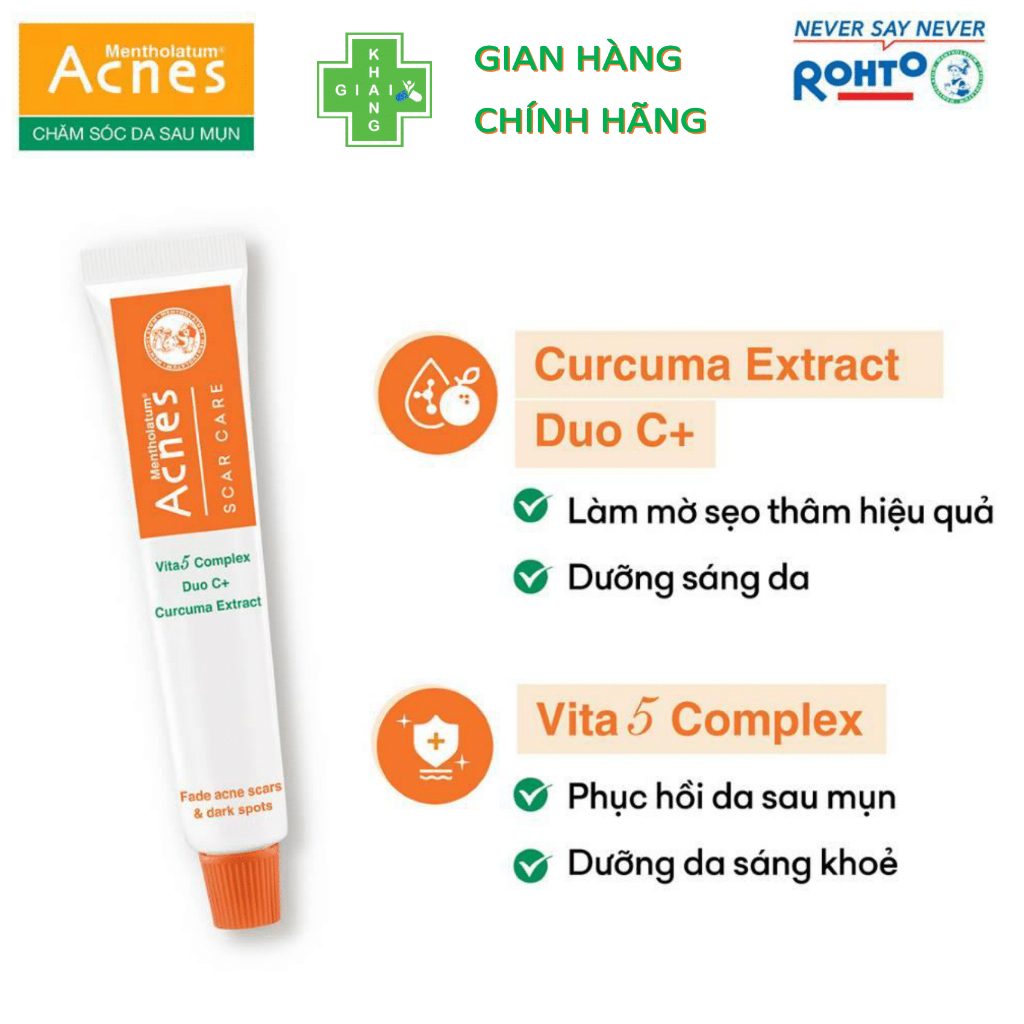 Gel bôi mờ sẹo, giảm thâm mụn Acnes Scare Care (Tube 12g)