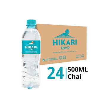 THÙNG 24 CHAI HIKARI - NƯỚC ĐÓNG CHAI 500ML