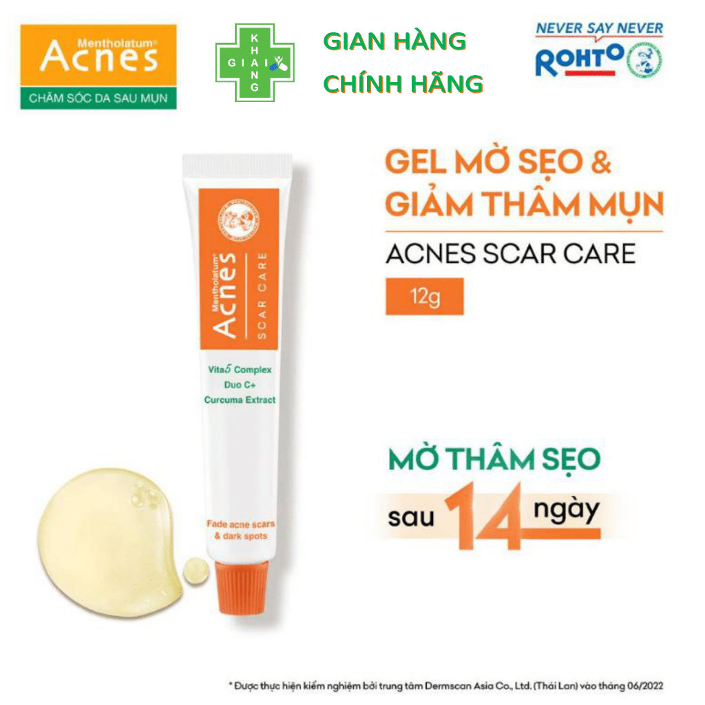 Gel bôi mờ sẹo, giảm thâm mụn Acnes Scare Care (Tube 12g)
