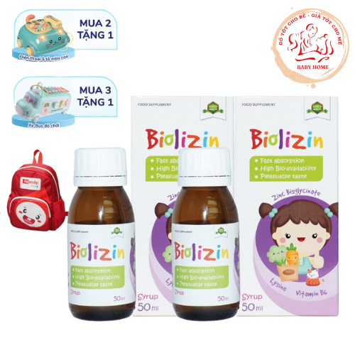 Biolizin – Bổ sung kẽm hữu cơ nhập khẩu từ châu Âu hộp 50ml
