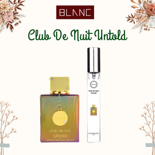 BST Nước Hoa Chiết Club De Nuit Women EDP, Club Intense, Club White Imperiale, Club Untold BLANC PERFUME