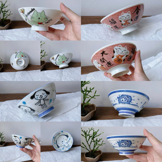 [Ảnh Thật] Tổng Hợp Chén Hoạt Hình Cho Bé Dễ Thương - Gốm Nhật 2hand
