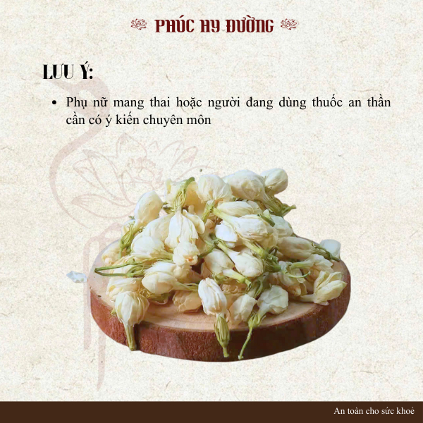 Nụ Nhài sấy khô nguyên bông dùng pha trà, làm đẹp da, thanh nhiệt,chống lão hóa