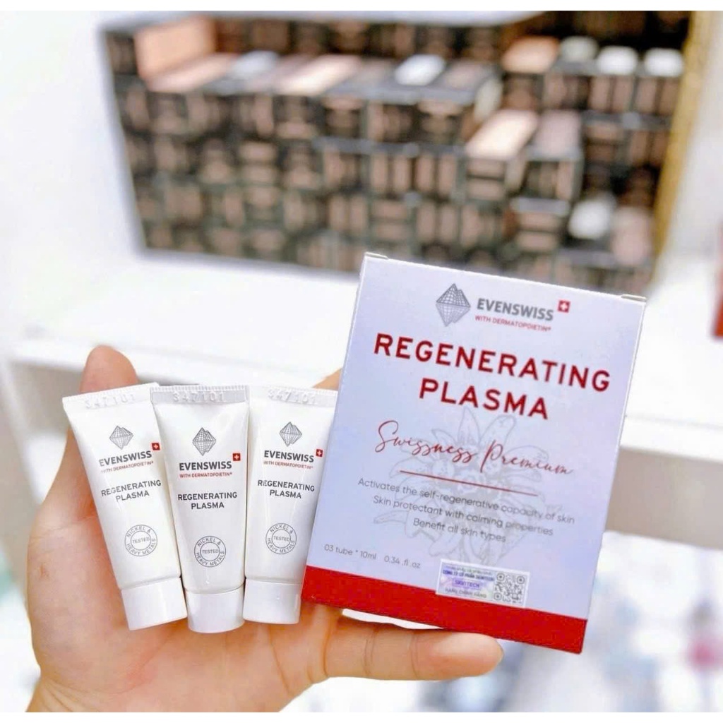 [HÀNG CÔNG TY] Huyết tương Evenswiss Regenerating Plasma làm dịu phục hồi, trẻ hóa da MINI 10ML