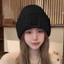 Mũ len dệt kim nữ thêu chữ L bản lớn che kín tai giữ ấm mùa đông dành cho ce chúng mình 🥰🥰
