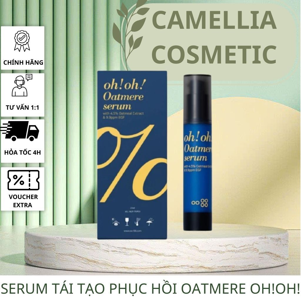 [HÀNG CỒNG TY] Tinh Chất Tế Bào Gốc, Tái Tạo Da oh!oh! Oatmere Serum EGF 25ml
