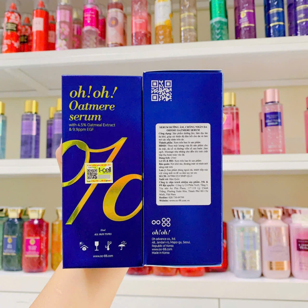 [HÀNG CỒNG TY] Tinh Chất Tế Bào Gốc, Tái Tạo Da oh!oh! Oatmere Serum EGF 25ml