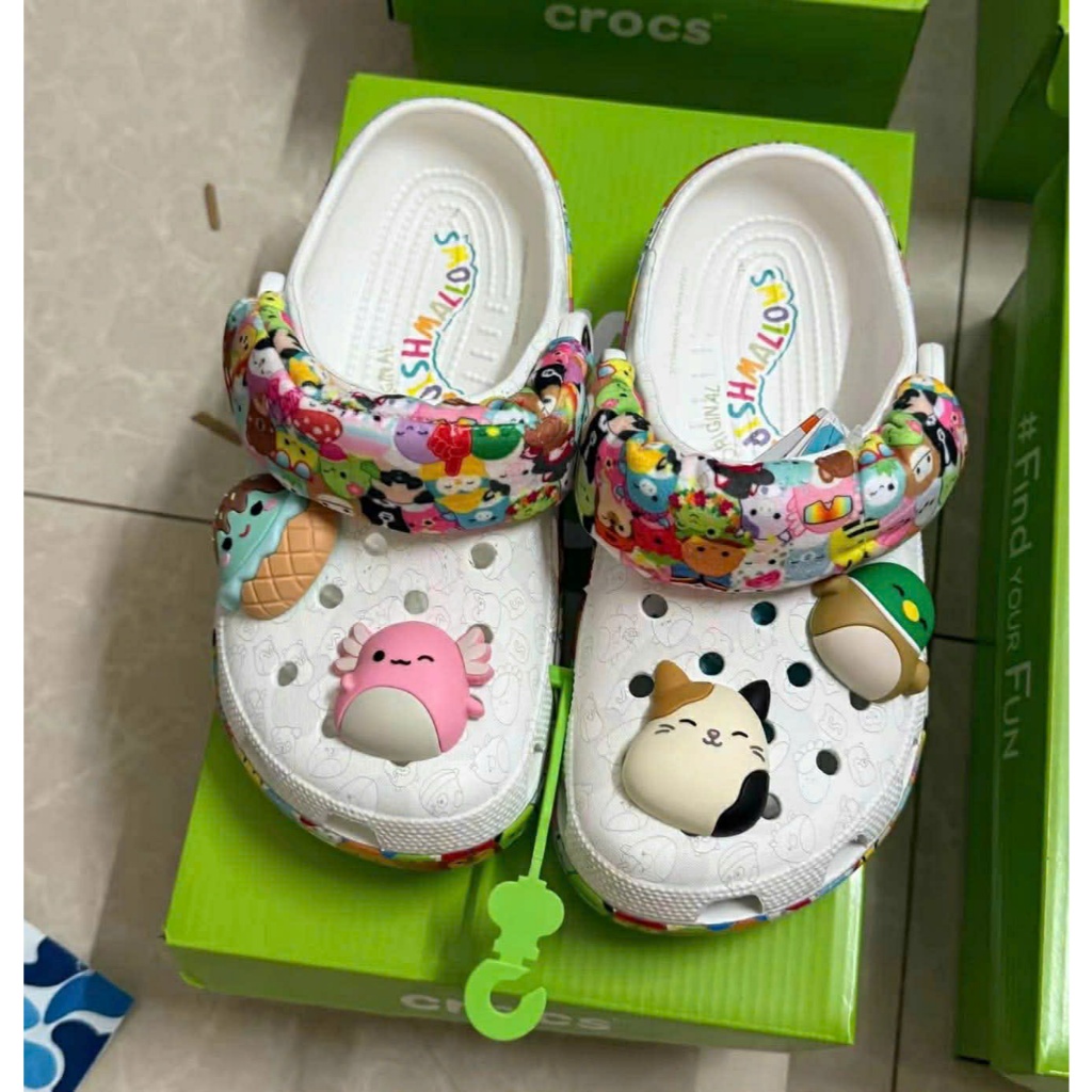 Dép Sục Hoạt Hình Dễ Thương Hoạ Tiết Mallow Chống Trơn