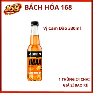 Thùng 24 chai Nước tăng lực ABBEN BCAA CAM ĐÀO 330ml