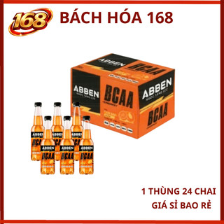 Thùng 24 chai Nước tăng lực ABBEN BCAA CAM ĐÀO 330ml