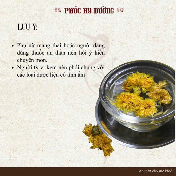 Cúc hoa nguyên bông dùng pha trà dưỡng nhan, thanh nhiệt, đẹp da