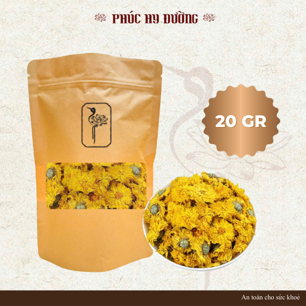 Cúc hoa nguyên bông dùng pha trà dưỡng nhan, thanh nhiệt, đẹp da