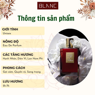 Nước Hoa Chiết Rolling In Love BLANC PERFUME, Dầu Thơm Hương Hoa, Quyến Rũ, Ngọt Ngào, Gợi Cảm